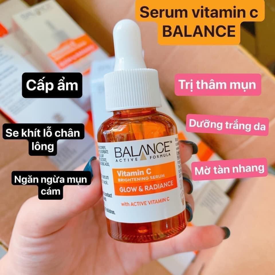 Serum trắng da mờ thâm Balance Active Formula Vitamin C 30ml date xa