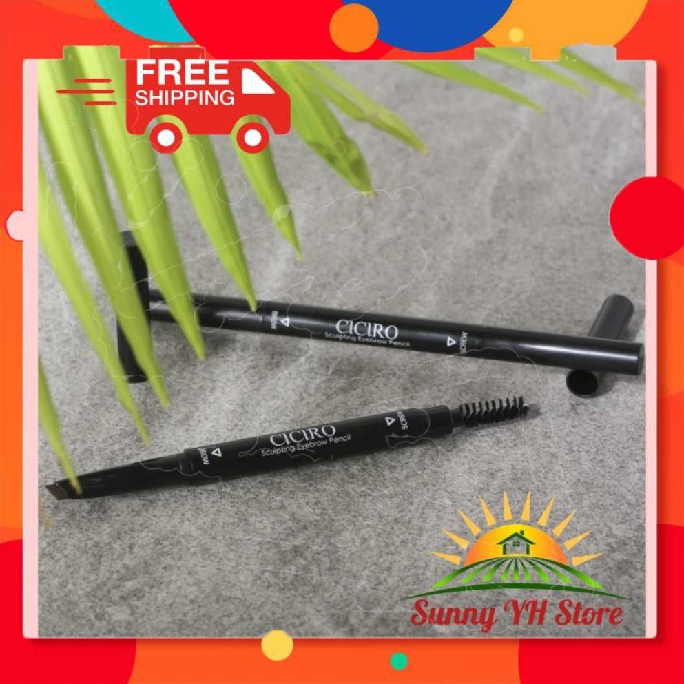 Kẻ mày Hàn Quốc [FreeShip] Sculpting Eyebrow Pencil Ciciro 💖 Giúp cho đường kẻ long lanh, sắc nét và bền màu.