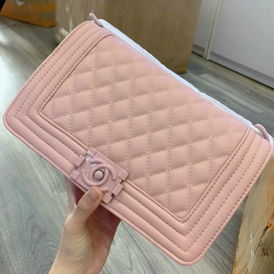 TÚI NŨ HỒNG DỄ THƯƠNG PR2 ( SIZE 25CM ) MẪU MỚI FULL BOX