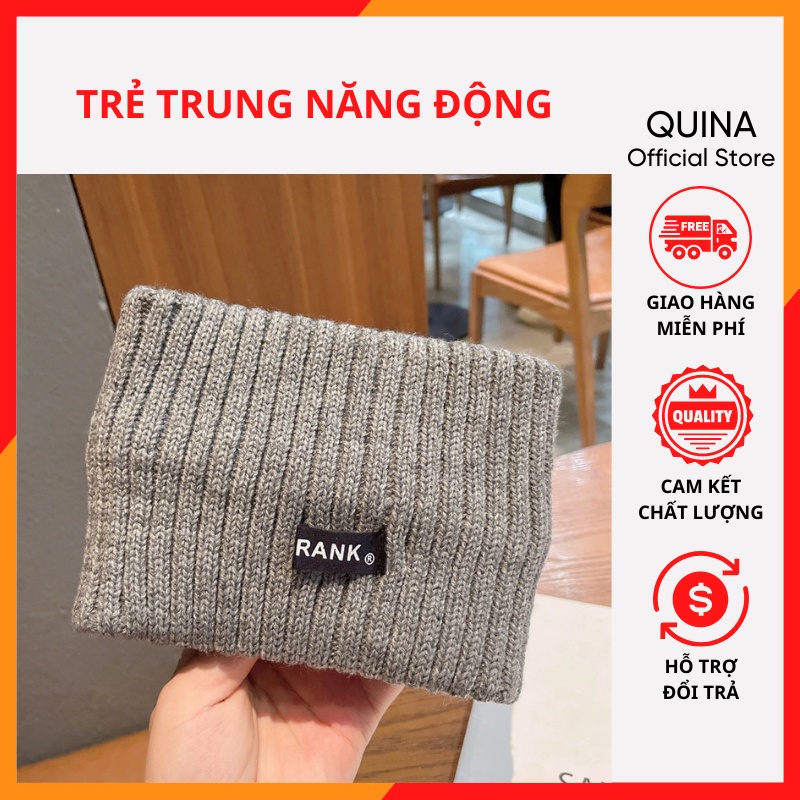 Băng Đô Len Thời Trang Phụ Kiện Tóc Làm Đẹp Trẻ Trung Dễ Thương Xinh Xắn Phái Nữ Phong Cách Hàn Quốc Quina QN009