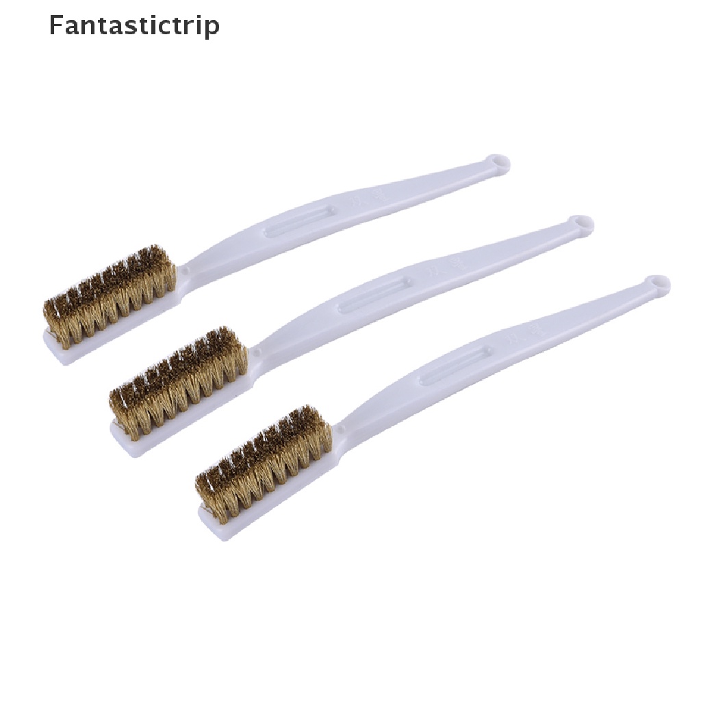 Set 1 / 2 Bàn Chải Dây Đồng Vệ Sinh Vòi Máy In 3D