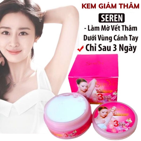 Kem giảm thâm nách Seren 3DAY (Thái Lan) - giảm thâm mông, nách, bẹn hiệu quả