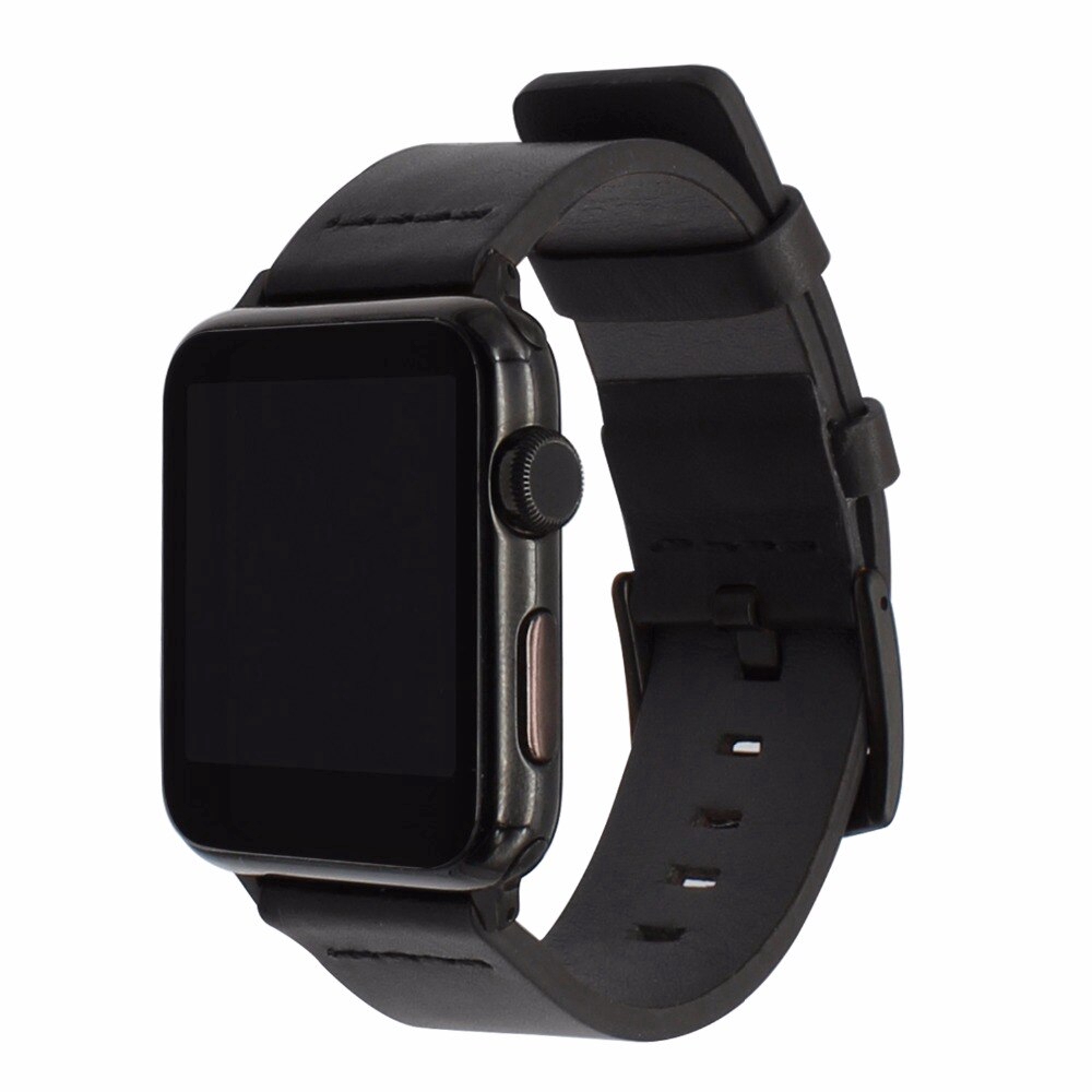 Dây đồng hồ bằng da thay thế cho iWatch Apple Watch 38mm 40mm 42mm 44mm Series 1 2 3 4
