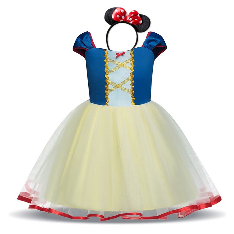 Đầm Công Chúa Hóa Trang Chuột Minnie Cho Bé Gái E27