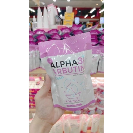 Xà Phòng Kích Trắng Alpha Arbutin Collagen Soap Thái Lan