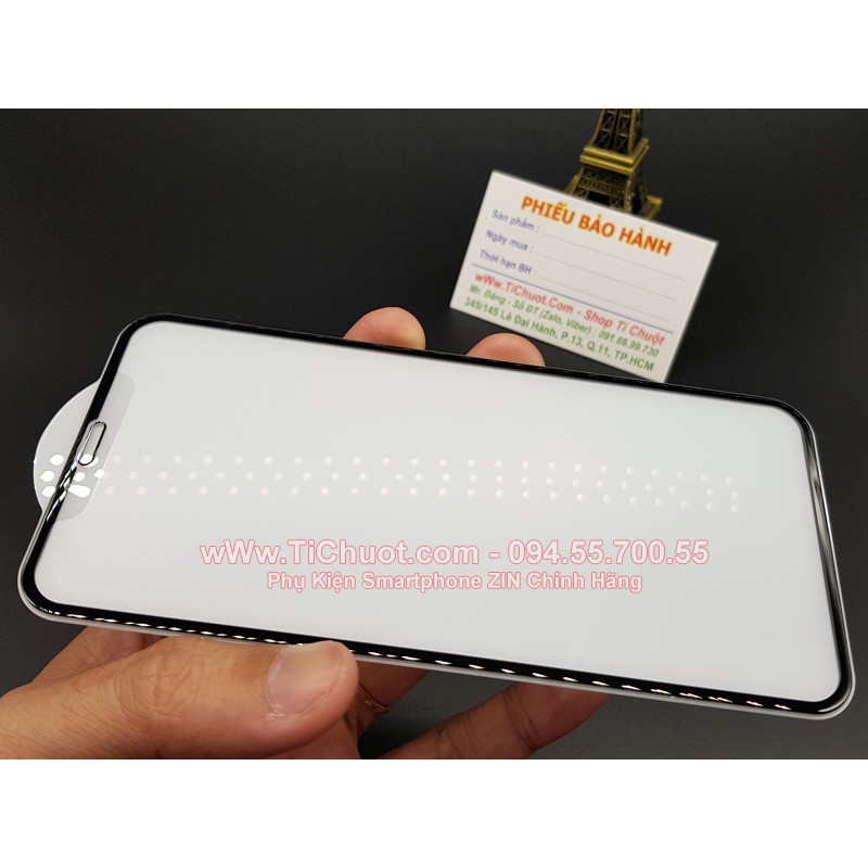 Kính CL Chống Vân Tay iPhone 11 Pro Max/ XS Max 6.5" Cường Lực Tốt FULL Màn Viền Kính Bóng