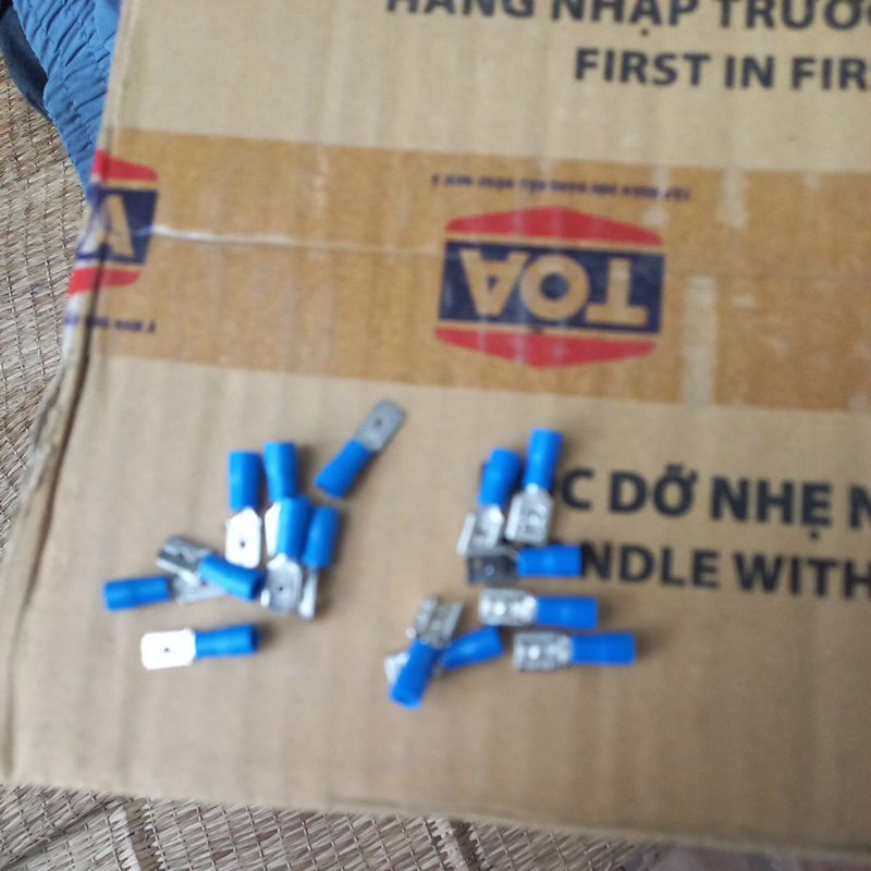 [COMBO 10] ĐẦU COS CÀI 6.3,đầu cos gai, đầu cos kẹp dây điện, đầu cos dây điện