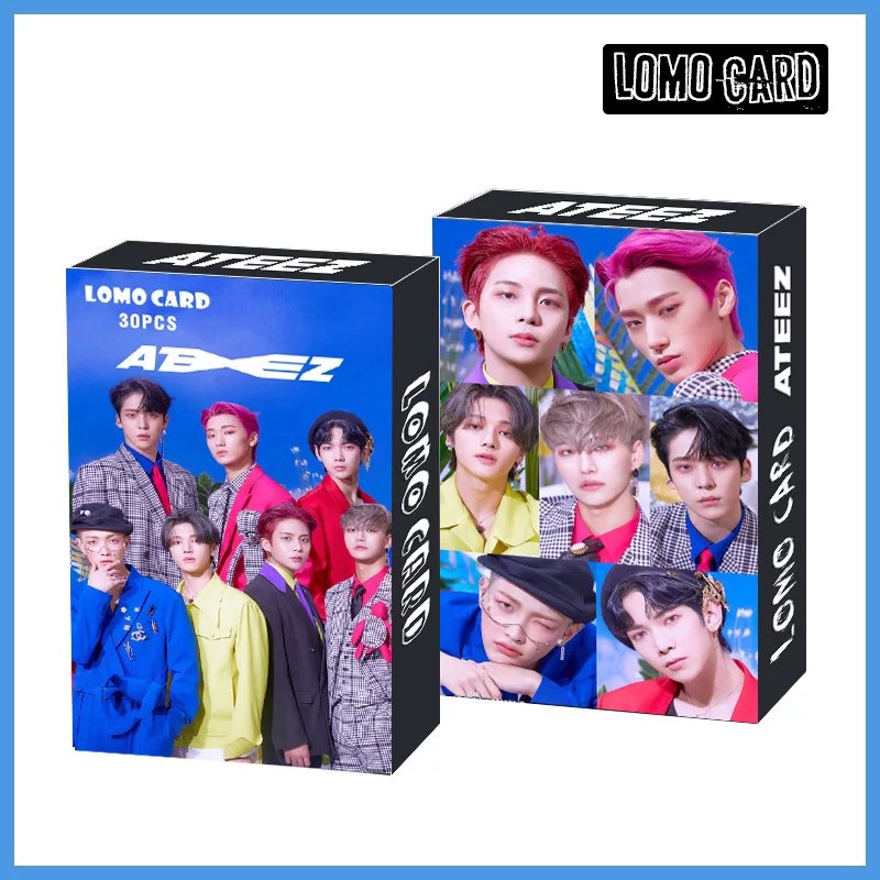 Set 30 Ảnh Thẻ Lomo EXO ASTRO SEVENTEEN Album TXT Straykids ATEEZ AESPA LOONA