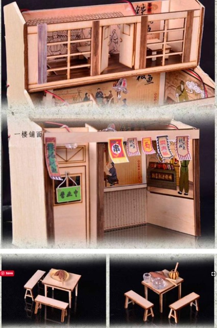 Mô hình lắp ráp thu nhỏ, mô hình 3d siêu xinh, trưng bày hoặc quà tặng sáng tạo