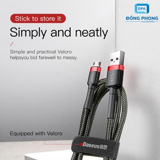 Cáp Sạc Nhanh Baseus Cafule Dài 2 Mét Cổng Micro USB