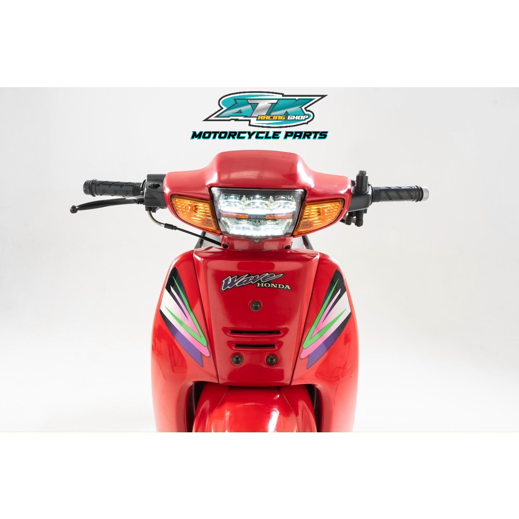 Choá đèn pha led 2 tầng chính hãng ZHIPAT dành cho xe wave 100, 110 110s wave Thái lan LEGENDARY