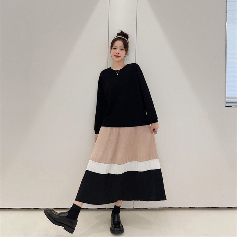 [Giao Ngay] Áo Khoác Sweater Tay Dài Cỡ Lớn Thời Trang Mùa Thu Cho Nữ Sinh