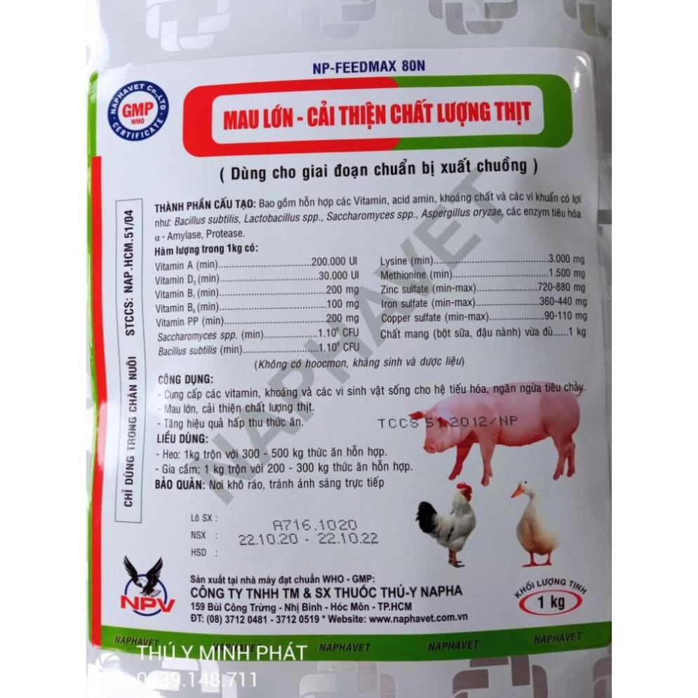 MAU LỚN CẢI THIỆN CHẤT LƯỢNG THỊT GÓI 1KG