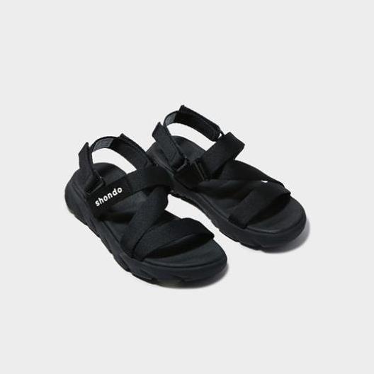 Giày Sandal Shondo Shat F6 Sport màu full đen Chính Hãng 100% ,