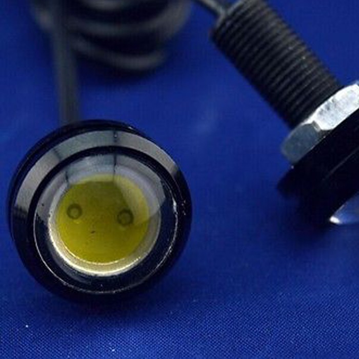 ❄✹Eagle Eye LED 12V 10W Ánh sáng trắng Động cơ xe ô tô Dự phòng Đèn báo rẽ tròn chạy ban ngày