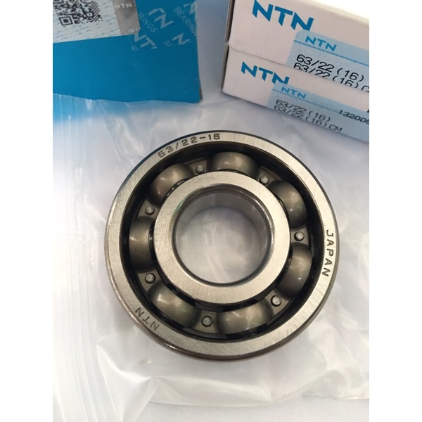 Vòng bi, bạc đạn chính hãng NTN 63/22 dày 16mm sử dụng cho dên xe máy
