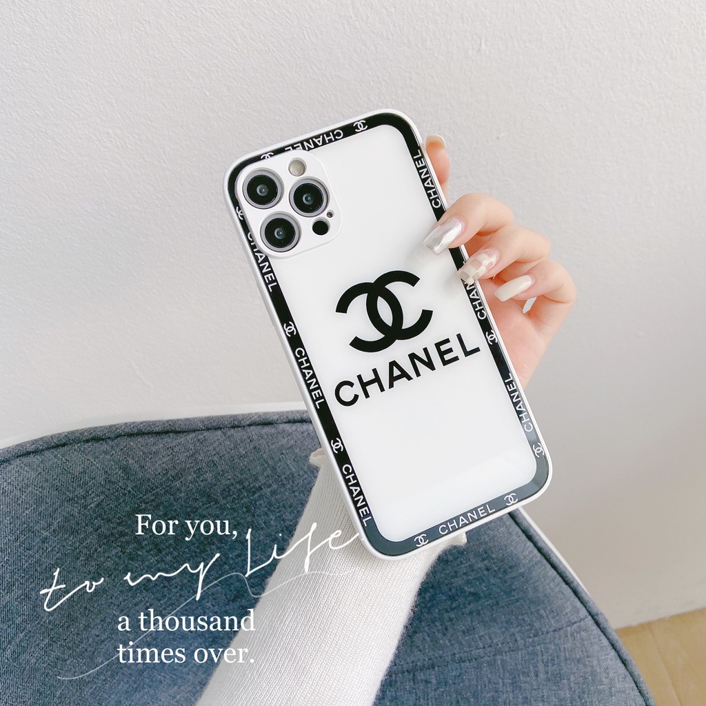Ốp điện thoại mặt kính cao cấp cho Apple 8P XSMAX 11 12 PROMAX