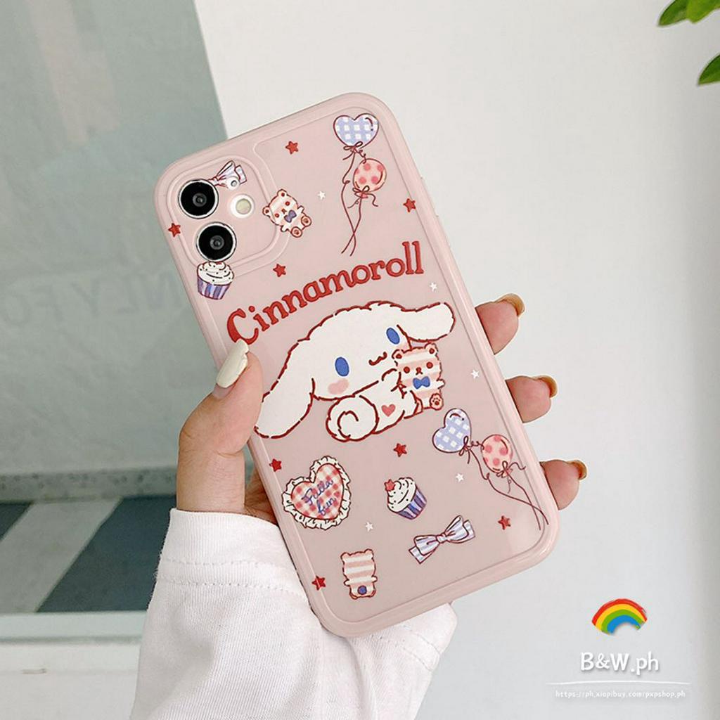 Ốp Điện Thoại Mềm Hình Cinnamoroll Dễ Thương Cho iPhone 12 11 Pro MAX 12 mini i6 6s i7 8 Plus XR IX XS MAX SE 2020