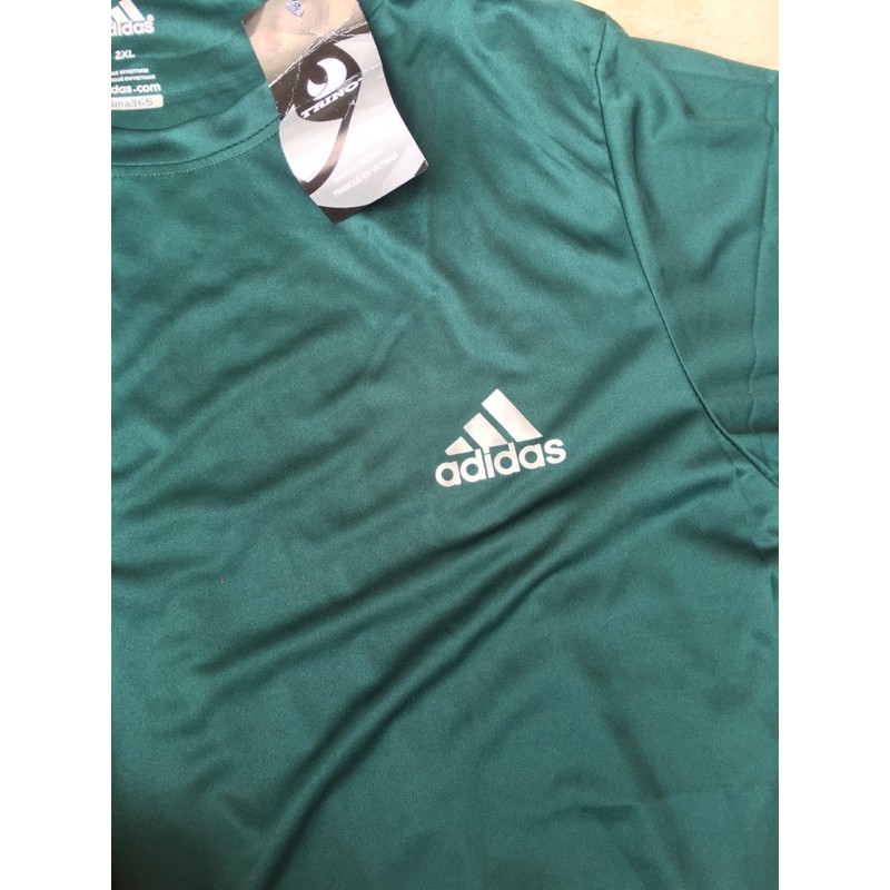 Áo thun thể thao nam Adidas màu xanh rêu( ảnh thật)