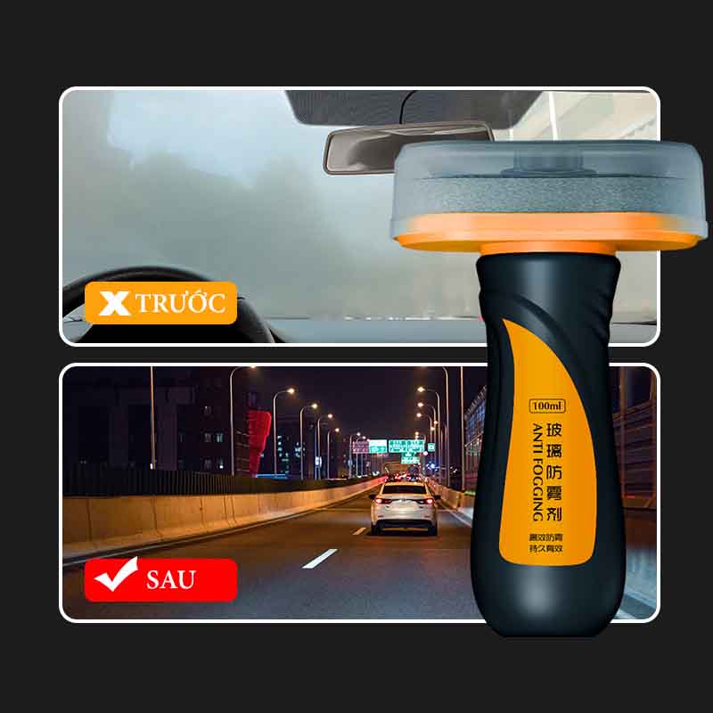 Tuýp Kem Bôi Chống Bám Sương Mù Kính Ô Tô TrueFul 100ml VERSION 2 CarZone