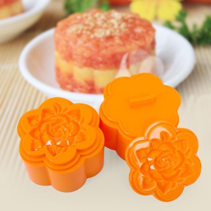 Khuôn xôi hoa mai,trái tim chữ Hỷ, Hoa sen,Phúc lộc thọ tài vuông, hoa hồng vuông - nhấn xôi, trung thu, nén cơm