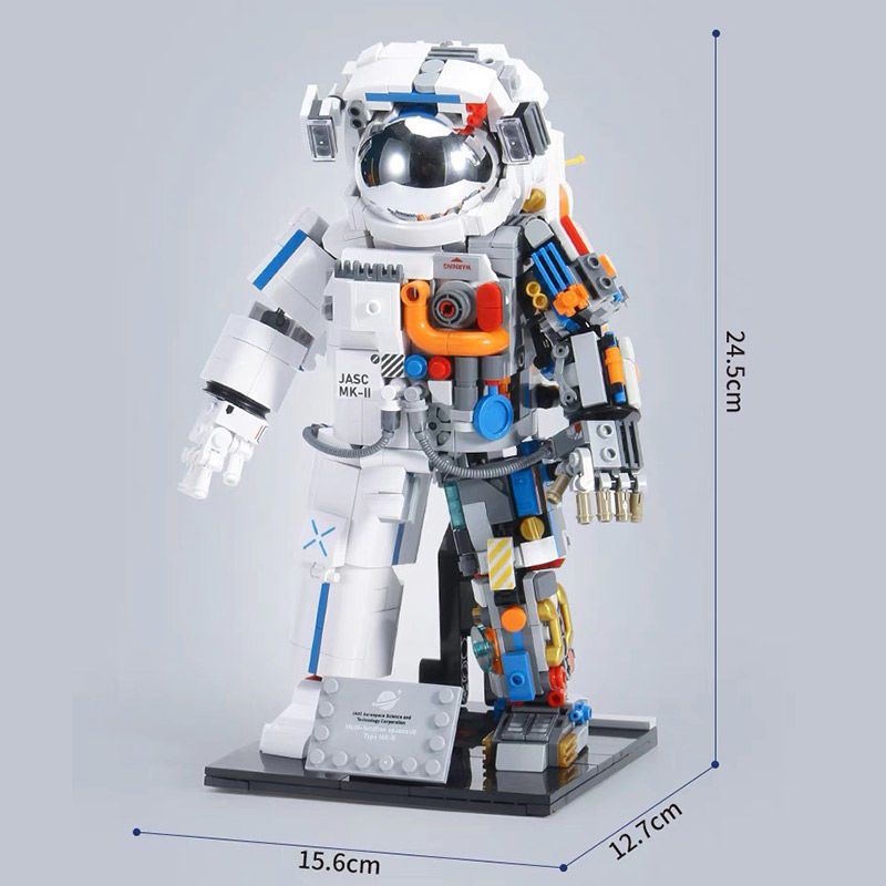Đồ chơi Lắp ráp Mô hình phi hành gia DAWN ASTRONAUT Spaceman Astronaut MOC Creative Aerospace Model JK9106