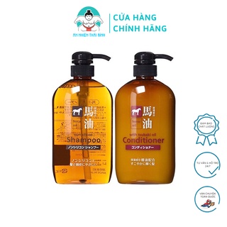 Dầu gội dầu xả mỡ ngựa Nhật Bản 600ml