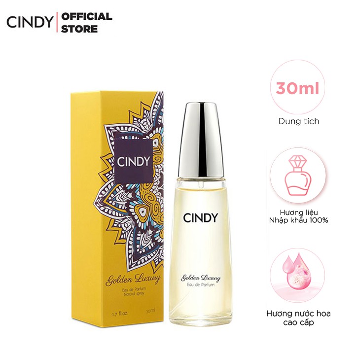 Nước hoa Cindy Golden Luxury 30ml chính hãng | Thế Giới Skin Care