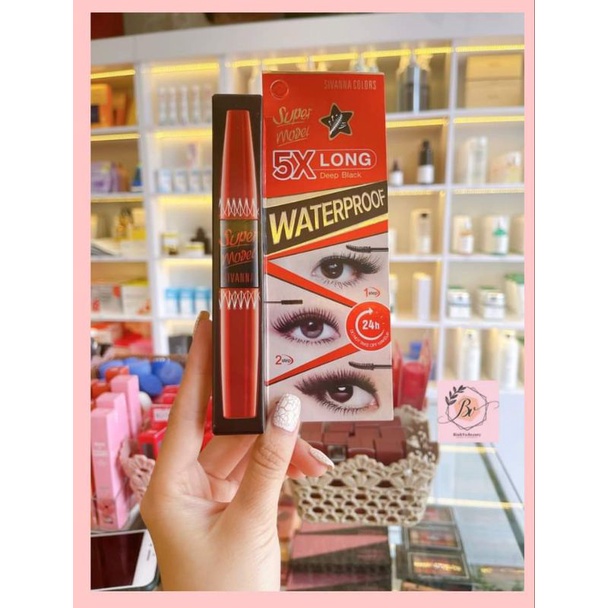 MASCARA HAI ĐẦU SIVANNA SUPER MODEL 5X LONG HF 893