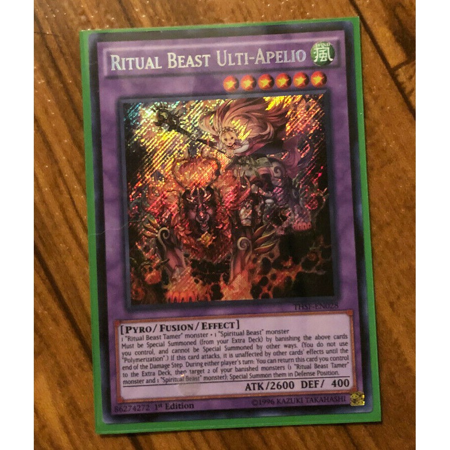 Bài Yugioh - Ritual Beast Ulti Apelio (Secret Rare)