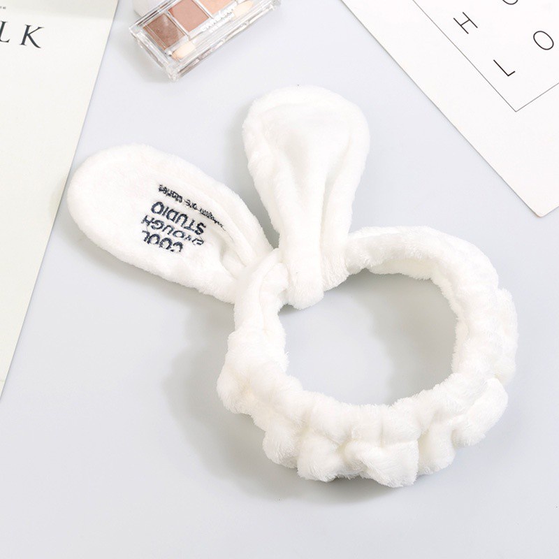 Băng Đô Cài Tóc Tai Thỏ Phong Cách Hàn Quốc Cho Nữ