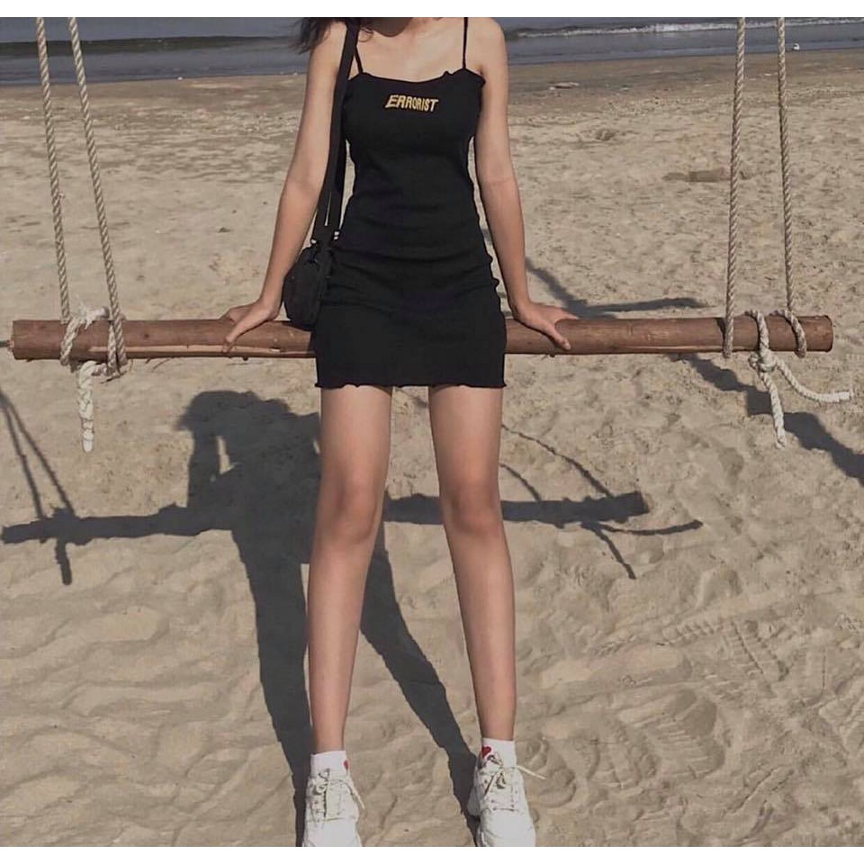 Đầm thun gân chữ Erorist