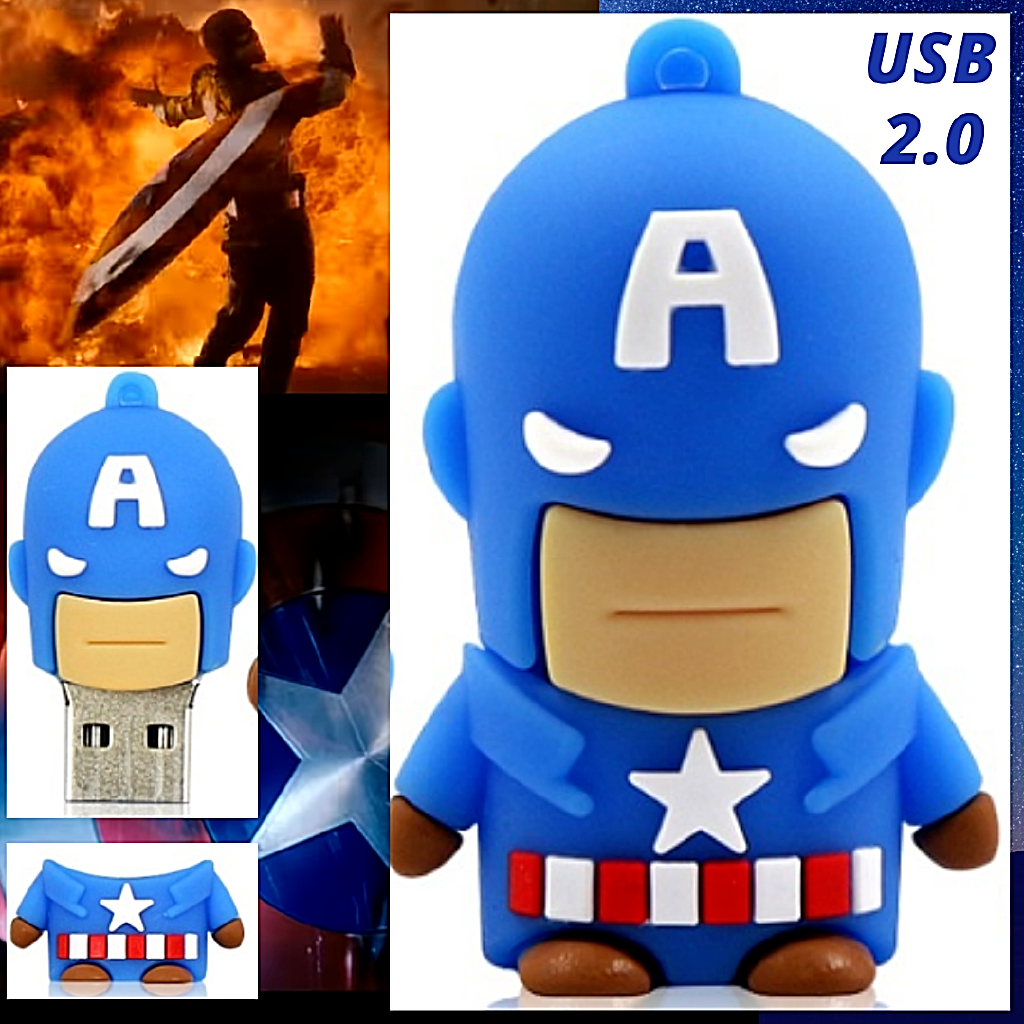 Usb 64gb 32gb 16gb 8gb 4gb 2gb 1gb Hình Captain America | BigBuy360 - bigbuy360.vn