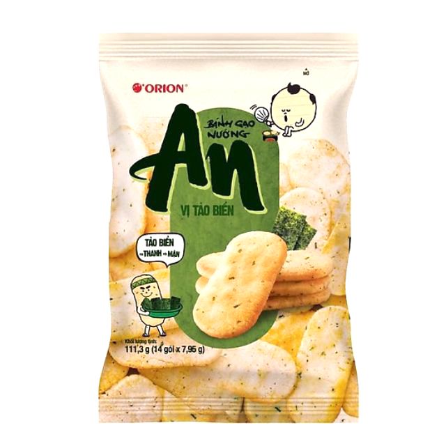 Bánh gạo nướng Orion An vị tảo biển gói 111g