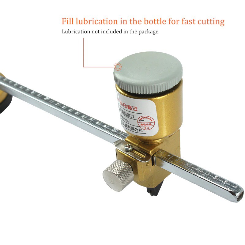 Dao Cắt Kính Compa Cắt Nhôm Kính Làm Gương Tròn 40cm 60cm 80cm