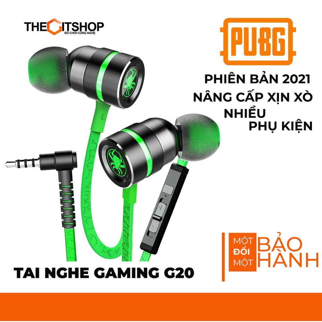 HÀNG CAO CẤP -  [Bản 2021]Tai nghe gaming Plextone G20 - Chuyên game- Có Mic dành cho điện thoại và máy tính  - Hàng Cao