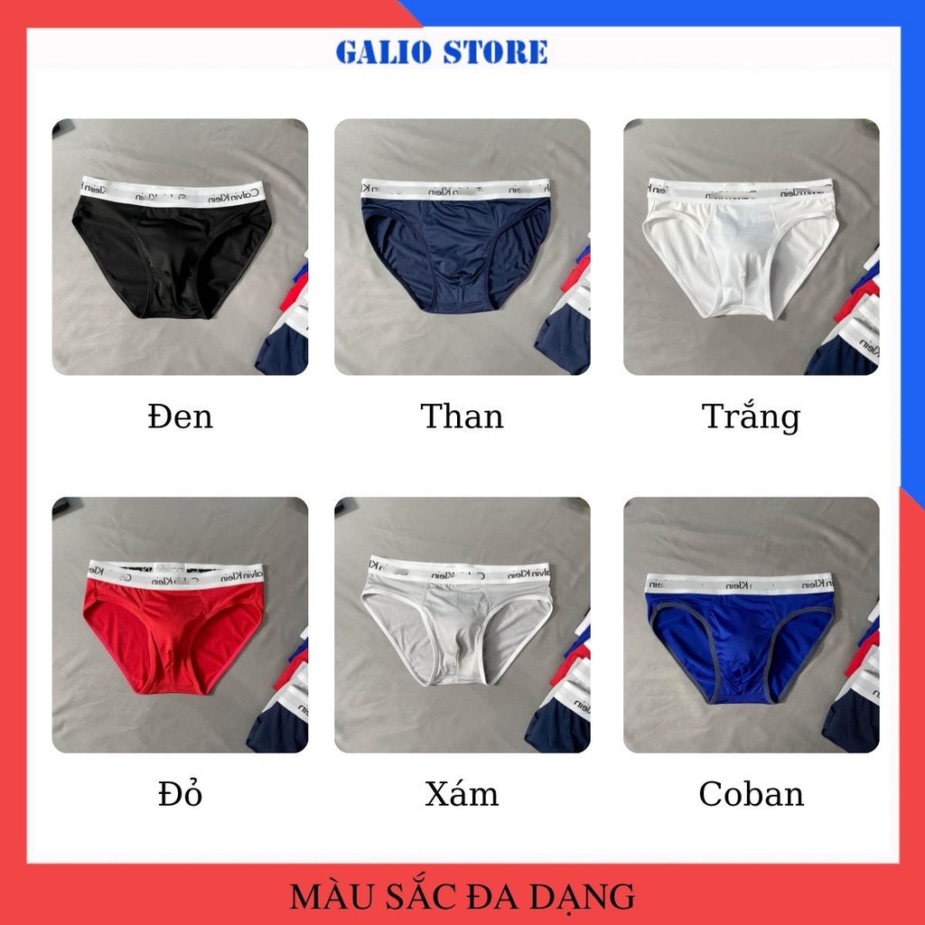 Quần lót nam Tam giác thun lạnh cao cấp, Quần sịp nam chéo Cao cấp co dãn- GALIO