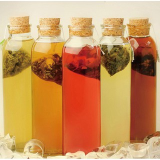 Bộ 3 chai thủy tinh nút bần 350ml