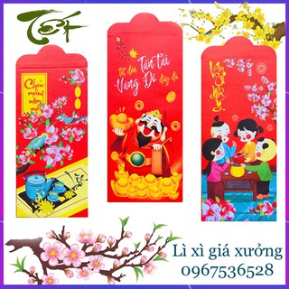 NOW SHIP💥Ngẫu Nhiên 💥 Sỉ combo 10 - 1000 Bao Lì Xì Tết Tân Sửu 2021 Tổng Hợp đủ Mẫu