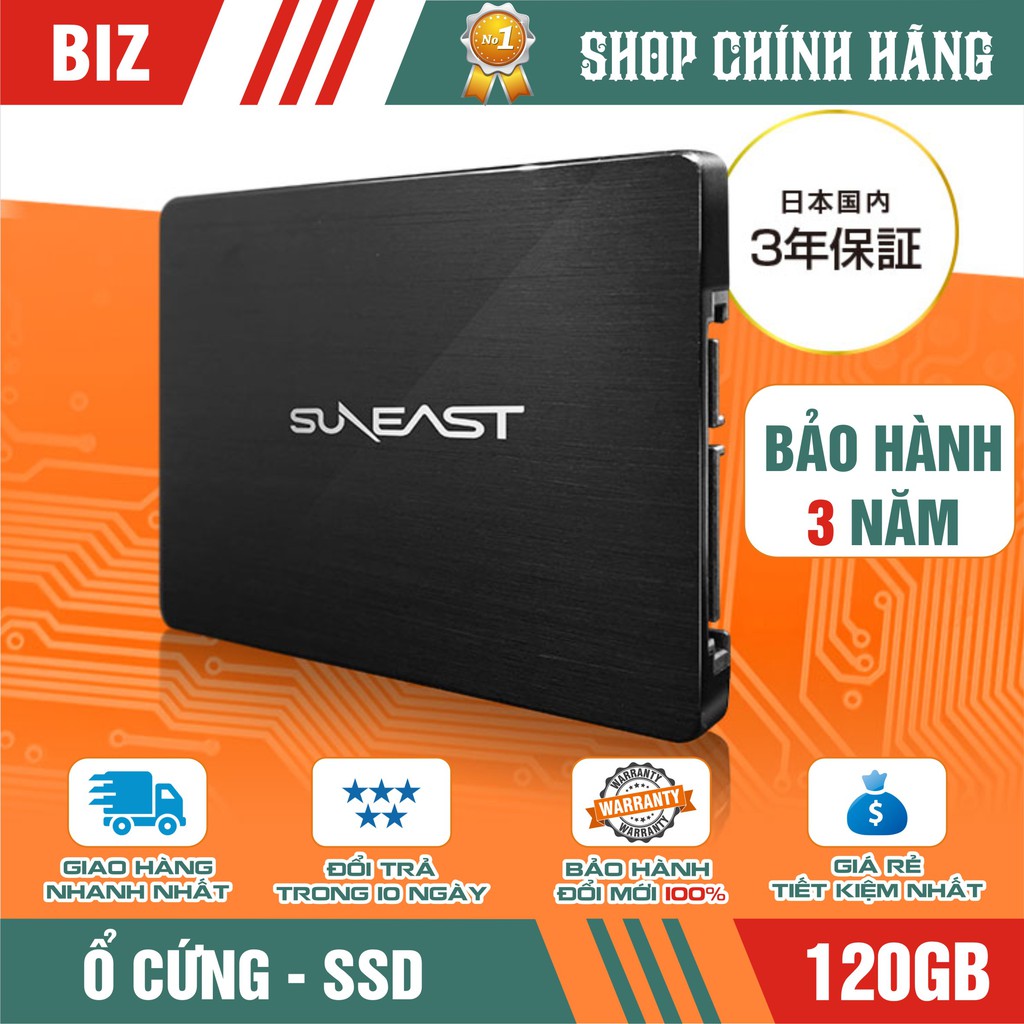 Ổ Cứng SSD 120GB Sunneast - Chính hãng Bảo hành 36 tháng!!!