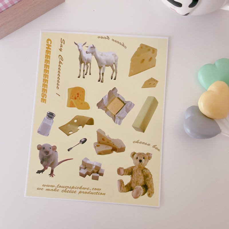 Miếng dán hình mèo đáng yêu dùng trang trí cho lều cắm trại