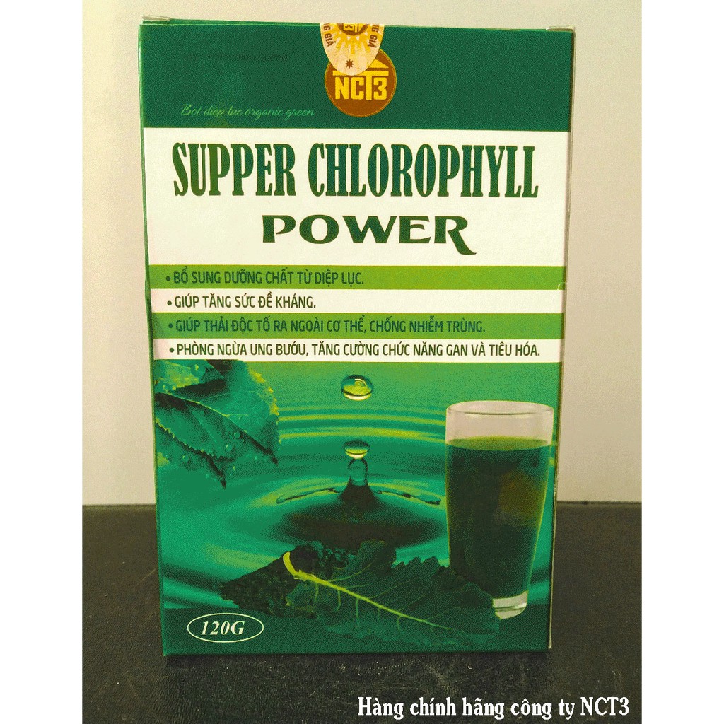 BỘT DIỆP LỤC SUPPER CHLOROPHYLL (120g) ( Hàng chính hãng công ty NCT3 )
