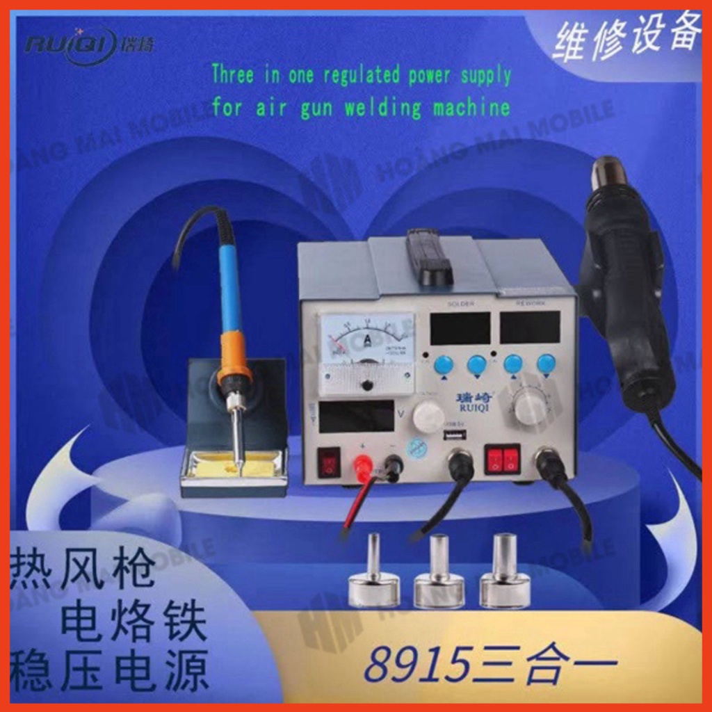 Máy khò, hàn, cấp nguồn 3 in 1 RUIQI 8915