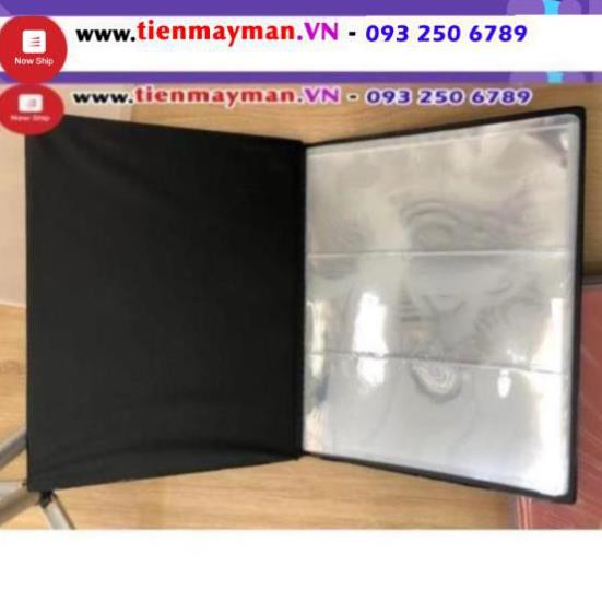 [SHOPEE TRỢ GIÁ] Album Đựng Tiền Cố Định 20 Trang 3 Ngăn Đựng Được 60 Tờ