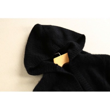 Áo Khoác Len Dáng Dài Có Mũ Mẫu Mới 2023