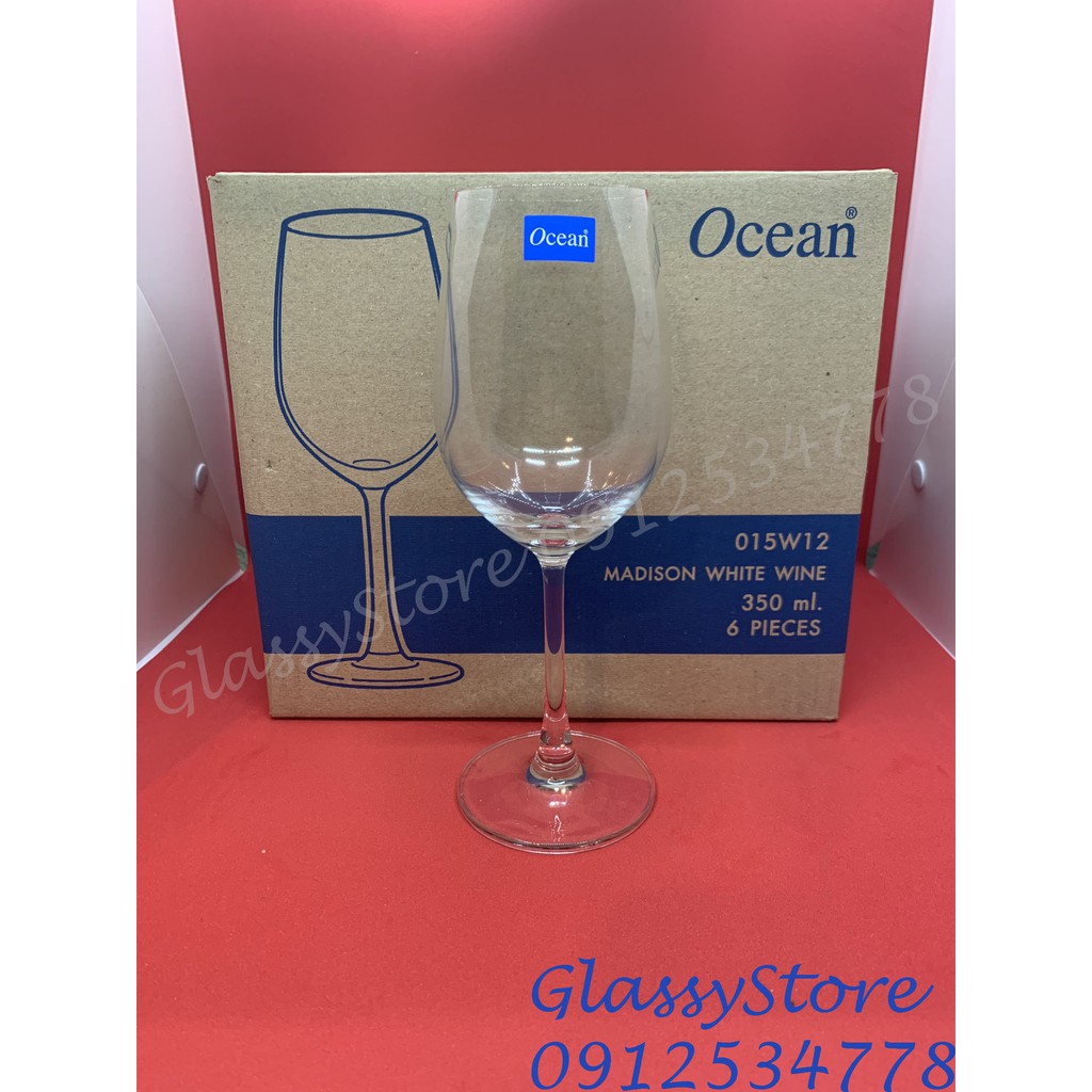 Ly  rượu vang thủy tinh Ocean Madison White Wine - 350ml - 1015W12