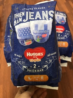 Tã quần Huggies (Phiên bản Jeans) M8/L8