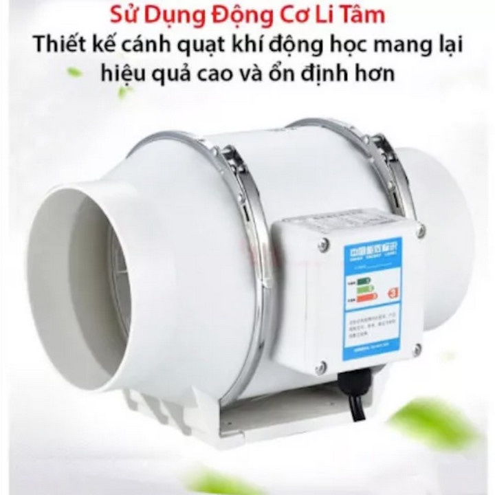 Quạt hút thông gió tròn Li Tâm HF-75 Silent ClearPower Retail Boss