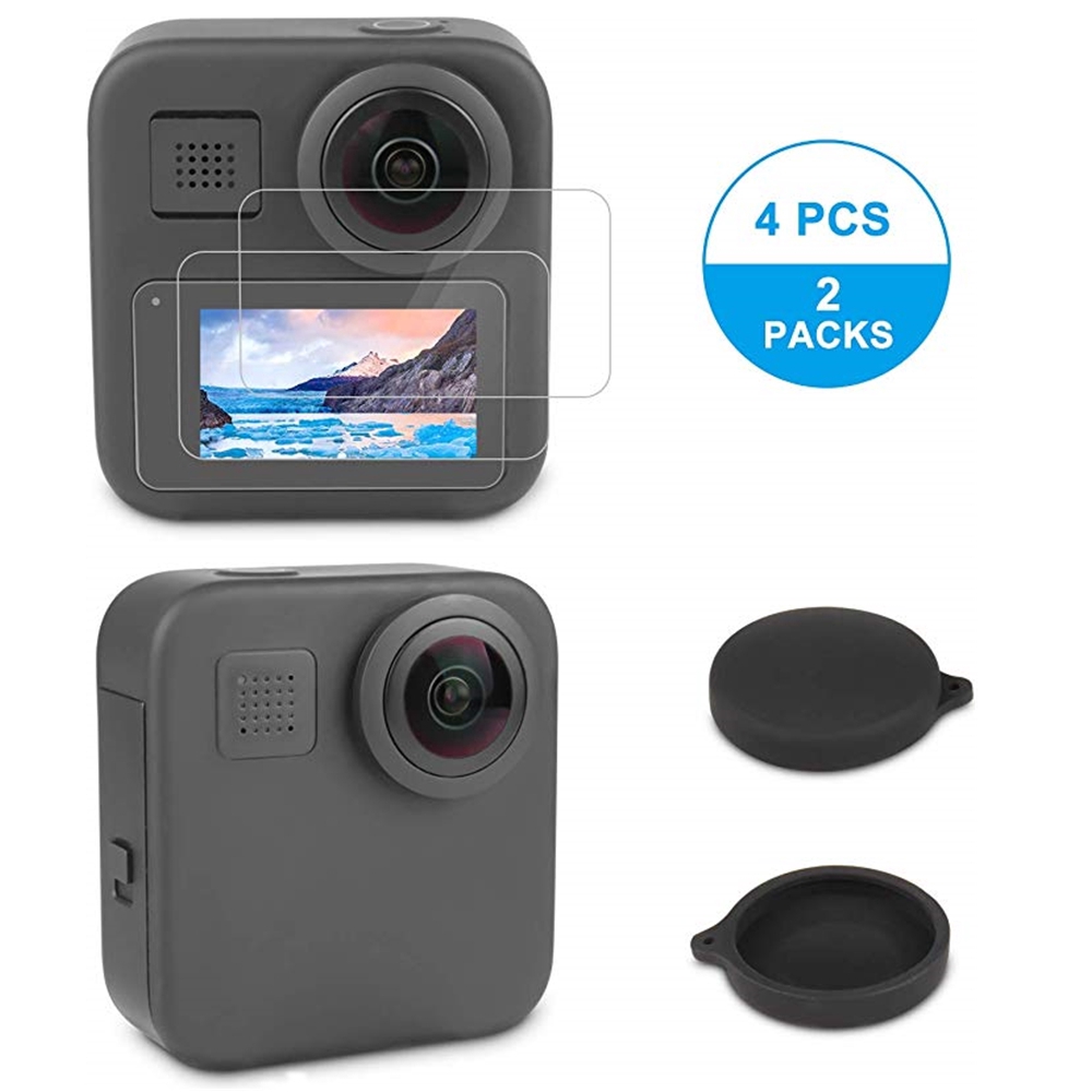 Kính Cường Lực Bảo Vệ Màn Hình Lcd + Ốp Bảo Vệ Màn Hình Cho Gopro Max