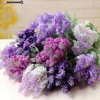 Bó hoa lavender giả 10 bông trang trí tiệc cưới